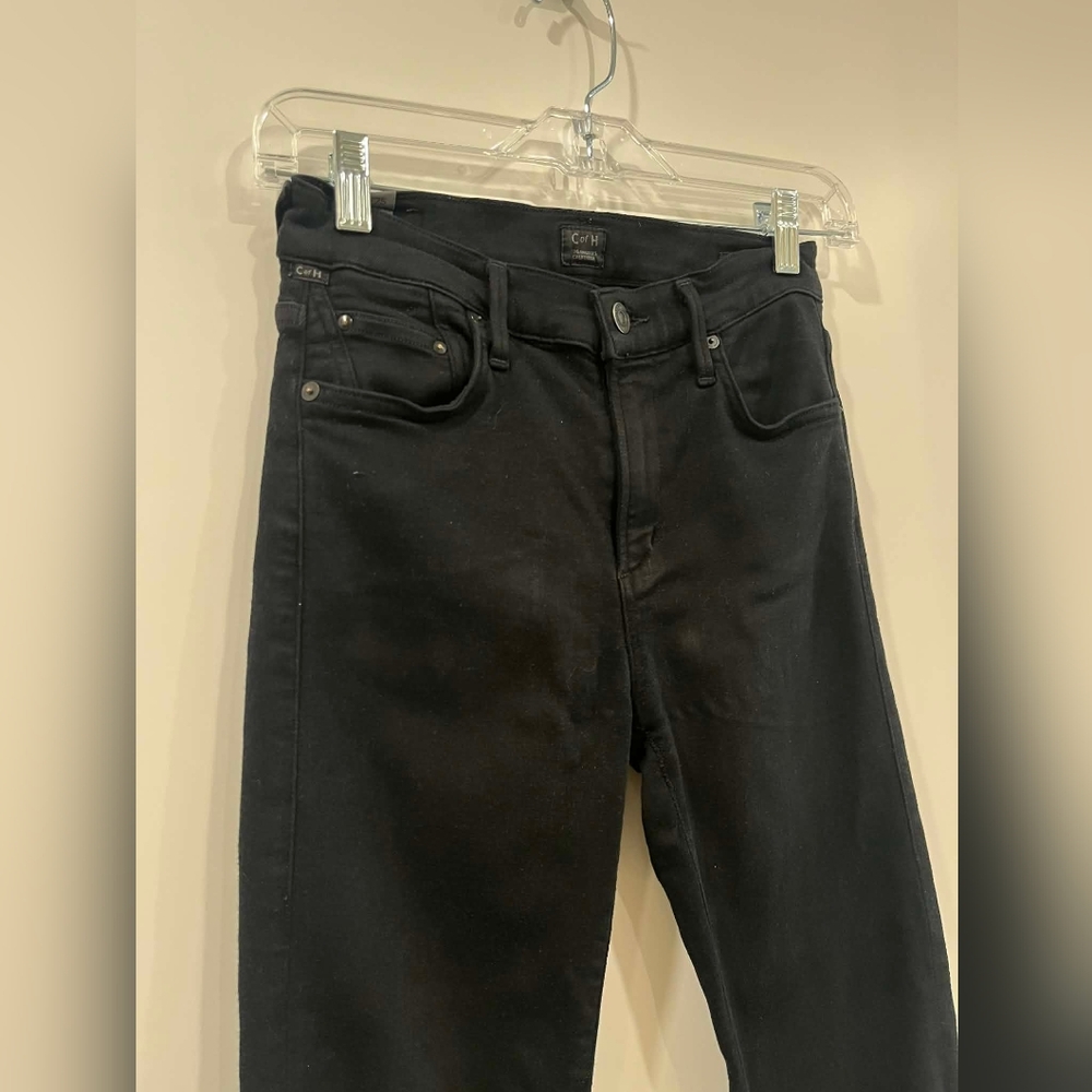 Citizens Of Humanity -Black High-Rise Slim Jeans Size 25